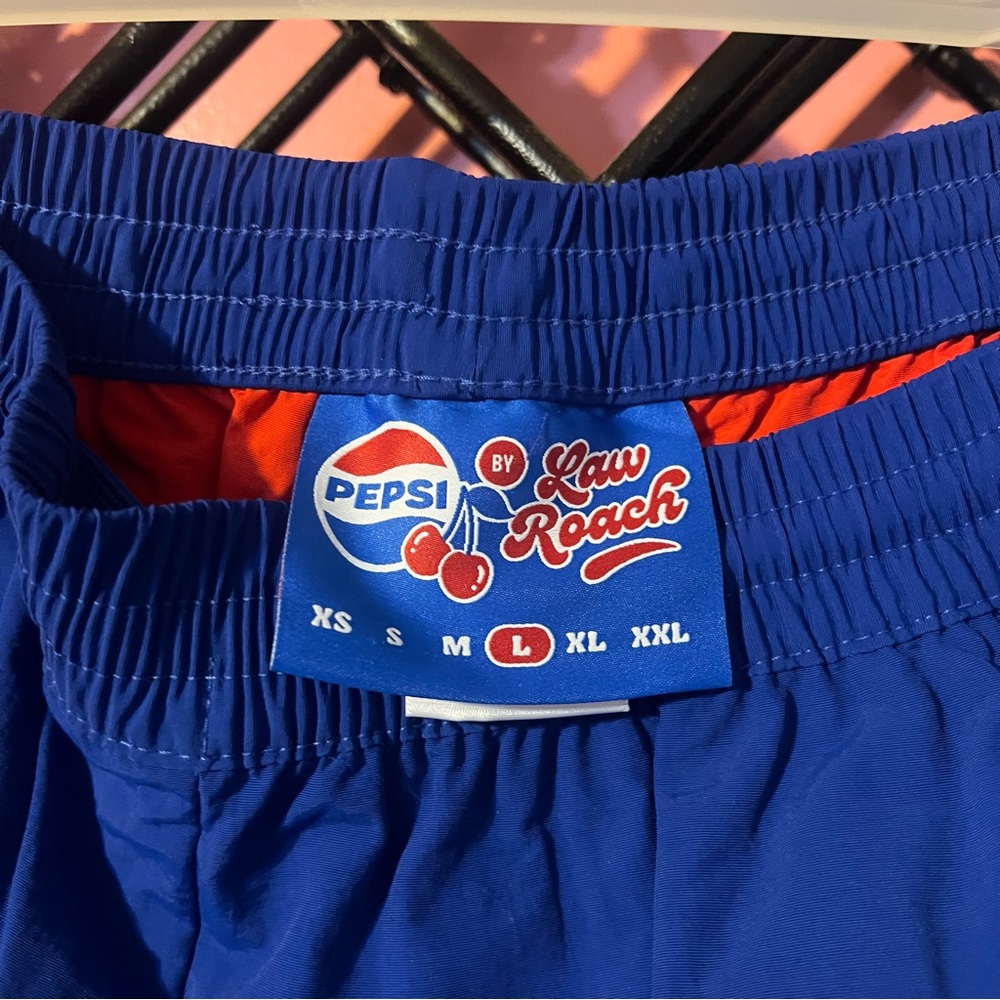 Pepsi x Law Roach LIMITED EDITION 5-pc set, Track Pants, Baby Tee, Size Large - Picture 4 of 12